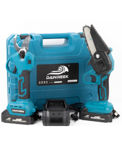 Set mini drujba si Foarfeca gradina , 2 acumulatori, 24V, incarcator inclus, trusa depozitare