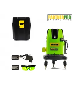Nivela laser PARTNER PRO PLE-5D , 5 linii, ±2 mm/5m, 40 m, Timp de nivelare ≤ 5s Nivela laser PARTNER PRO PLE-5D , 5 linii, ±2 mm/5m, 40 m, Timp de nivelare ≤ 5s
