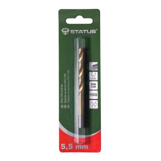 02910801 HSS Drill, Forged and Polished STATUS 02910801 HSS Drill, Forged and Polished STATUS