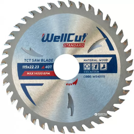 115X22.23 24T SAW BLADE WELLCUT STANDARD 115X22.23 24T SAW BLADE WELLCUT STANDARD