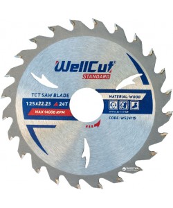 125X22.23 24T SAW BLADE WELLCUT STANDARD
