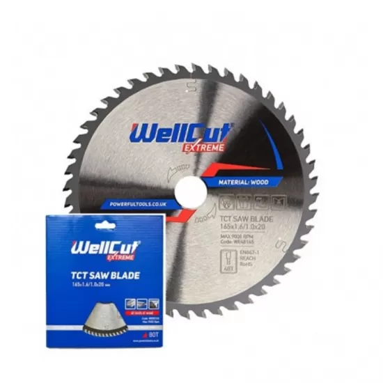 125X22.23 40T SAW BLADE WELLCUT STANDARD 125X22.23 40T SAW BLADE WELLCUT STANDARD