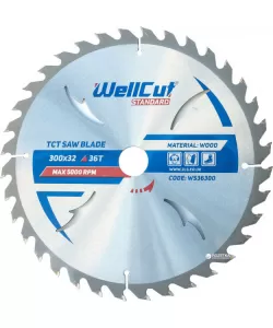 300X32 36T SAW BLADE WELLCUT STANDARD 300X32 36T SAW BLADE WELLCUT STANDARD