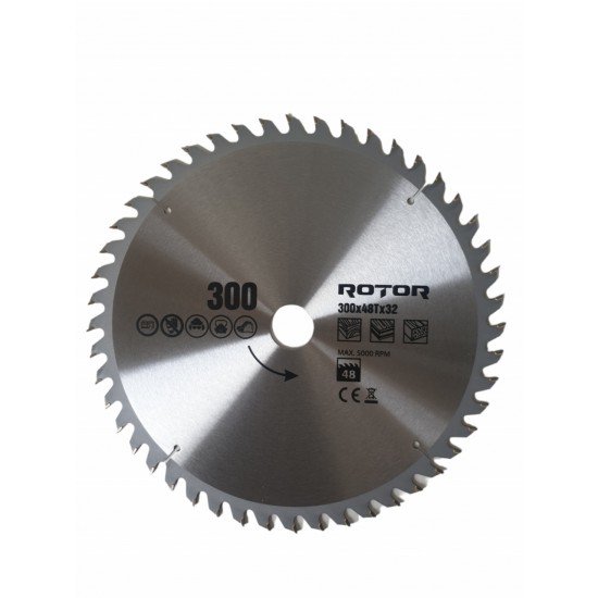 300X32 48T disc de taiat lemnul ROTOR