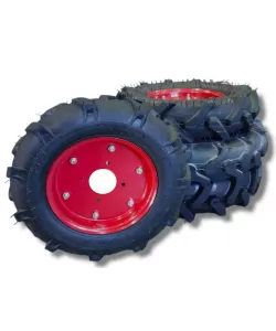 400-8 Roata din cauciuc pentru motocultor cu janta din fier 400-8 Roata din cauciuc pentru motocultor cu janta din fier