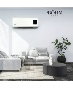 Aeroterma de perete BH2000 BÖHM , doua trepte de putere 1000/2000W, Timer 1-12 H , suprafata de incalzire 20-25 m² Aeroterma de perete BH2000 BÖHM , doua trepte de putere 1000/2000W, Timer 1-12 H , suprafata de incalzire 20-25 m²