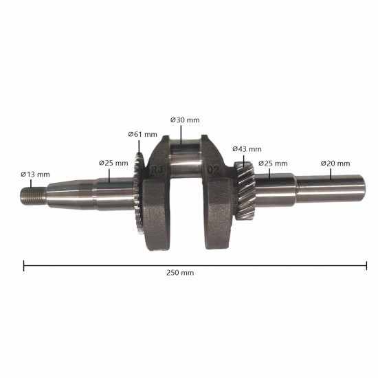 Ambielaj Honda GX 200 - 20mm, motocultor (7 CP), Elefant