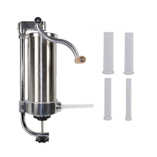 Aparat Carnati Elefant KY2006C, 3 kg, metal/inox, Vertical 4 palnii, prindere de masa