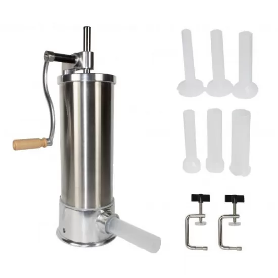 Aparat de Facut Carnati Elefant KY2010, 5 kg, metal/inox, Vertical 6 palnii Aparat de Facut Carnati Elefant KY2010, 5 kg, metal/inox, Vertical 6 palnii