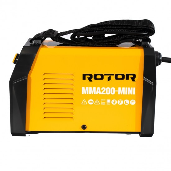 Aparat de sudura LCD Color ROTOR MMA200-MIN, 200 A