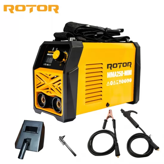 Aparat de sudura ROTOR MMA250-MINI , 20-250 A, 220-240 V, Ecran LCD Aparat de sudura ROTOR MMA250-MINI , 20-250 A, 220-240 V, Ecran LCD