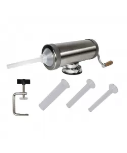 Aparat de umplut Carnati Elefant KY-2005S, 2.5 kg, INOX ALIMENTAR, Orizontal 3 palnii Aparat de umplut Carnati Elefant KY-2005S, 2.5 kg, INOX ALIMENTAR, Orizontal 3 palnii