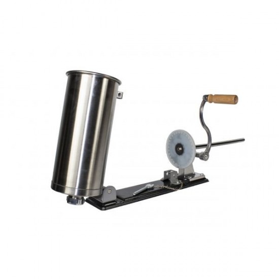 Aparat de umplut Carnati Elefant KY-2006PA, 3 kg, metal/inox, Orizontal/Rabatabil 4 palnii, prindere de masa