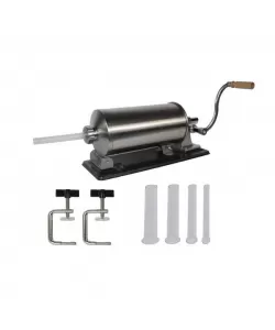 Aparat de umplut Carnati Elefant KY-2008PA, 4 kg, metal/inox, Orizontal/Rabatabil 4 palnii, prindere de masa Aparat de umplut Carnati Elefant KY-2008PA, 4 kg, metal/inox, Orizontal/Rabatabil 4 palnii, prindere de masa