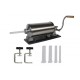 Aparat de umplut Carnati Elefant KY-2008PA, 4 kg, metal/inox, Orizontal/Rabatabil 4 palnii, prindere de masa