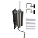 Aparat facut Carnati Elefant KY-2010PA, 5,5 kg, metal/inox, Orizontal/Rabatabil 4 palnii, prindere de masa