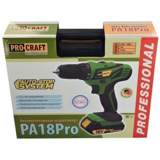 Autofiletanta cu acumulator, PROCRAFT PA18Pro Autofiletanta cu acumulator, PROCRAFT PA18Pro