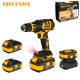 Autofiletanta pe acumulator ROTOR RDB21 21 V /3 Ah, 1350 Rot/min, 18+1, 30 Nm, Brushless