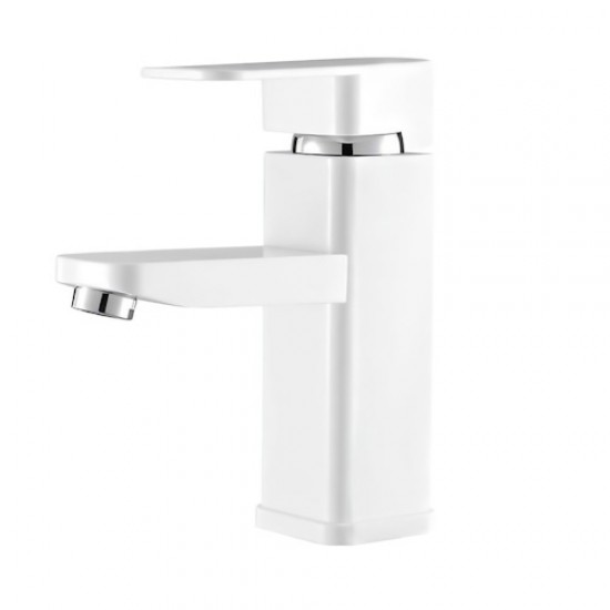Baterie baie din plastic, PLAMIX Kub-001 Alb