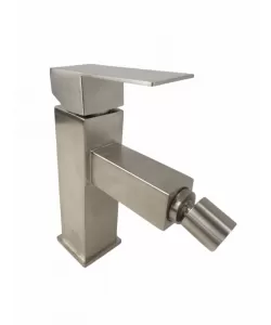 Baterie bideu MIXXUS KUB-002 din otel inoxidabil, Cap pipa 360 grade, Monocomanda, Racorduri incluse