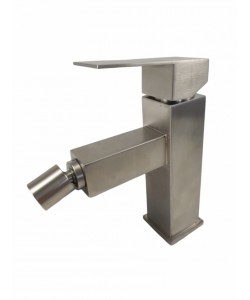 Baterie bideu MIXXUS KUB-002 din otel inoxidabil, Cap pipa 360 grade, Monocomanda, Racorduri incluse