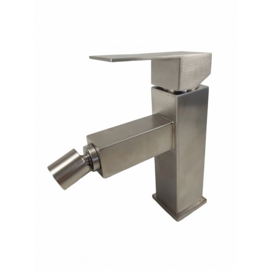 Baterie bideu MIXXUS KUB-002 din otel inoxidabil, Cap pipa 360 grade, Monocomanda, Racorduri incluse Baterie bideu MIXXUS KUB-002 din otel inoxidabil, Cap pipa 360 grade, Monocomanda, Racorduri incluse