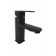 Baterie bucatarie MIXXUS KUB-001 BLACK din otel inoxidabil, Monocomanda, Racorduri incluse