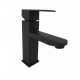 Baterie bucatarie MIXXUS KUB-001 BLACK din otel inoxidabil, Monocomanda, Racorduri incluse