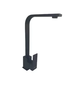 Baterie bucatarie MIXXUS KUB-011 BLACK din otel inoxidabil, Monocomanda, Racorduri incluse