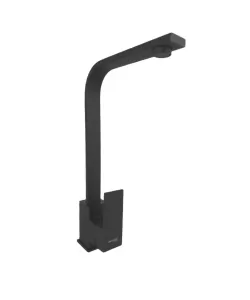 Baterie bucatarie MIXXUS KUB-011 BLACK din otel inoxidabil, Monocomanda, Racorduri incluse