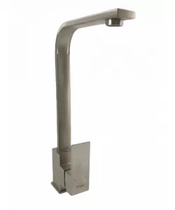 Baterie bucatarie MIXXUS KUB-011 din otel inoxidabil, Monocomanda, Racorduri incluse