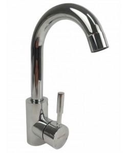 Baterie bucatarie MIXXUS SUS-011-B CHROME din otel inoxidabil, Monocomanda, Racorduri incluse