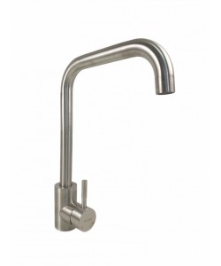 Baterie bucatarie MIXXUS SUS-011-G din otel inoxidabil, Monocomanda, Racorduri incluse