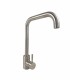 Baterie bucatarie MIXXUS SUS-011-G din otel inoxidabil, Monocomanda, Racorduri incluse