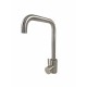 Baterie bucatarie MIXXUS SUS-011-G din otel inoxidabil, Monocomanda, Racorduri incluse