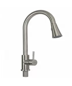 Baterie bucatarie MIXXUS SUS-014-B din otel inoxidabil, Monocomanda, Racorduri incluse