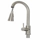 Baterie bucatarie MIXXUS SUS-014-B din otel inoxidabil, Monocomanda, Racorduri incluse