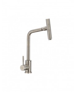 Baterie bucatarie MIXXUS SUS-017 cu gat rotativ din otel inoxidabil