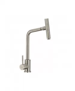 Baterie bucatarie MIXXUS SUS-017 cu gat rotativ din otel inoxidabil