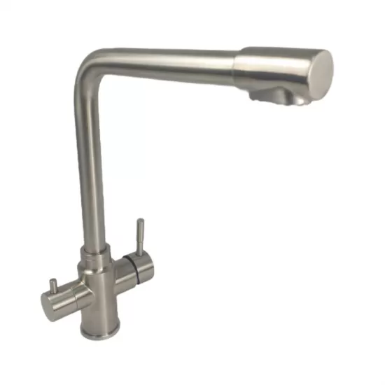 Baterie bucatarie MIXXUS SUS-021 din otel inoxidabil, Monocomanda, Racorduri incluse Baterie bucatarie MIXXUS SUS-021 din otel inoxidabil, Monocomanda, Racorduri incluse