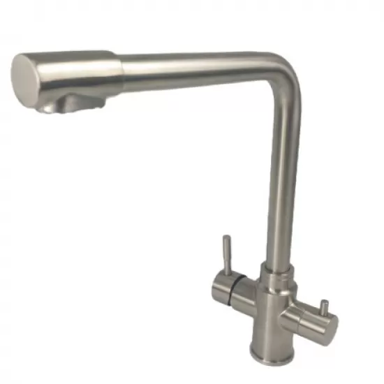 Baterie bucatarie MIXXUS SUS-021 din otel inoxidabil, Monocomanda, Racorduri incluse Baterie bucatarie MIXXUS SUS-021 din otel inoxidabil, Monocomanda, Racorduri incluse