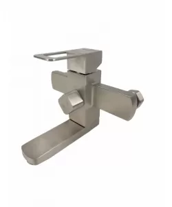 Baterie cada MIXXUS FIT-009 din otel inoxidabil, Monocomanda, Lungime furtun 150 cm