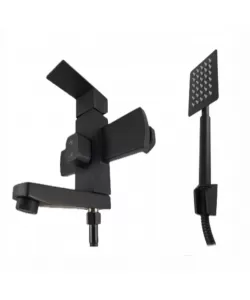 Baterie cada MIXXUS KUB-009 (EURO) BLACK din otel inoxidabil, Monocomanda, Furtun dus 150cm Baterie cada MIXXUS KUB-009 (EURO) BLACK din otel inoxidabil, Monocomanda, Furtun dus 150cm