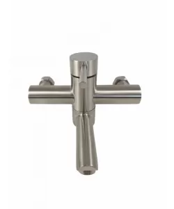 Baterie cada MIXXUS SUS-009 din otel inoxidabil, Monocomanda, Lungime furtun 150 cm