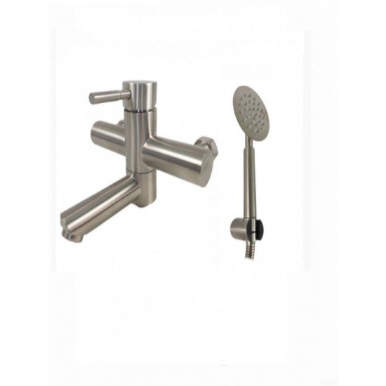 Baterie cada MIXXUS SUS-009 din otel inoxidabil, Monocomanda, Lungime furtun 150 cm Baterie cada MIXXUS SUS-009 din otel inoxidabil, Monocomanda, Lungime furtun 150 cm