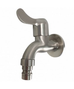 Baterie lavoar apa rece MIXXUS BIB-02 din otel inoxidabil, Monocomanda, Racorduri incluse