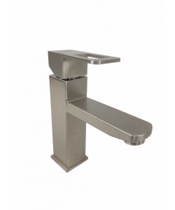 Baterie lavoar MIXXUS FIT-001 din otel inoxidabil, Monocomanda, Racorduri incluse