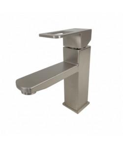 Baterie lavoar MIXXUS FIT-001 din otel inoxidabil, Monocomanda, Racorduri incluse