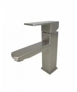 Baterie lavoar MIXXUS KUB-001 din otel inoxidabil, Monocomanda, Racorduri incluse Baterie lavoar MIXXUS KUB-001 din otel inoxidabil, Monocomanda, Racorduri incluse