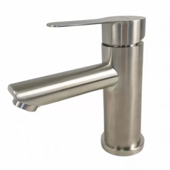 Baterie lavoar MIXXUS PAX-001 din otel inoxidabil, Monocomanda, Racorduri incluse Baterie lavoar MIXXUS PAX-001 din otel inoxidabil, Monocomanda, Racorduri incluse